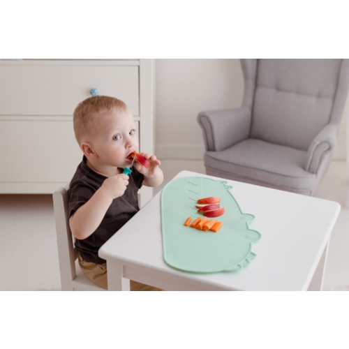 Silikonowa podkładka krokodyl miętwa 45506